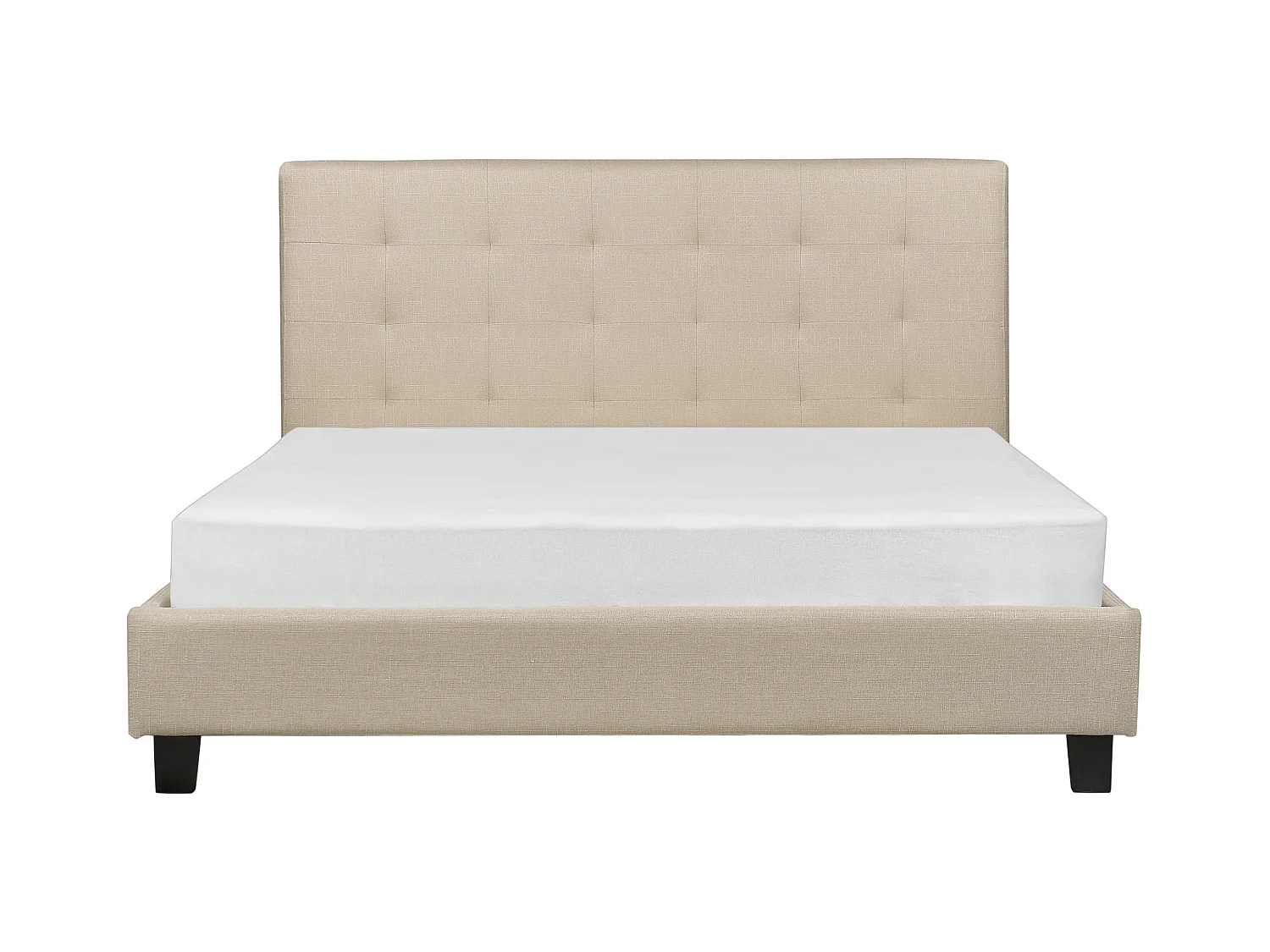 Bed Stof LA ROCHELLE 160 x 200 cm Beige