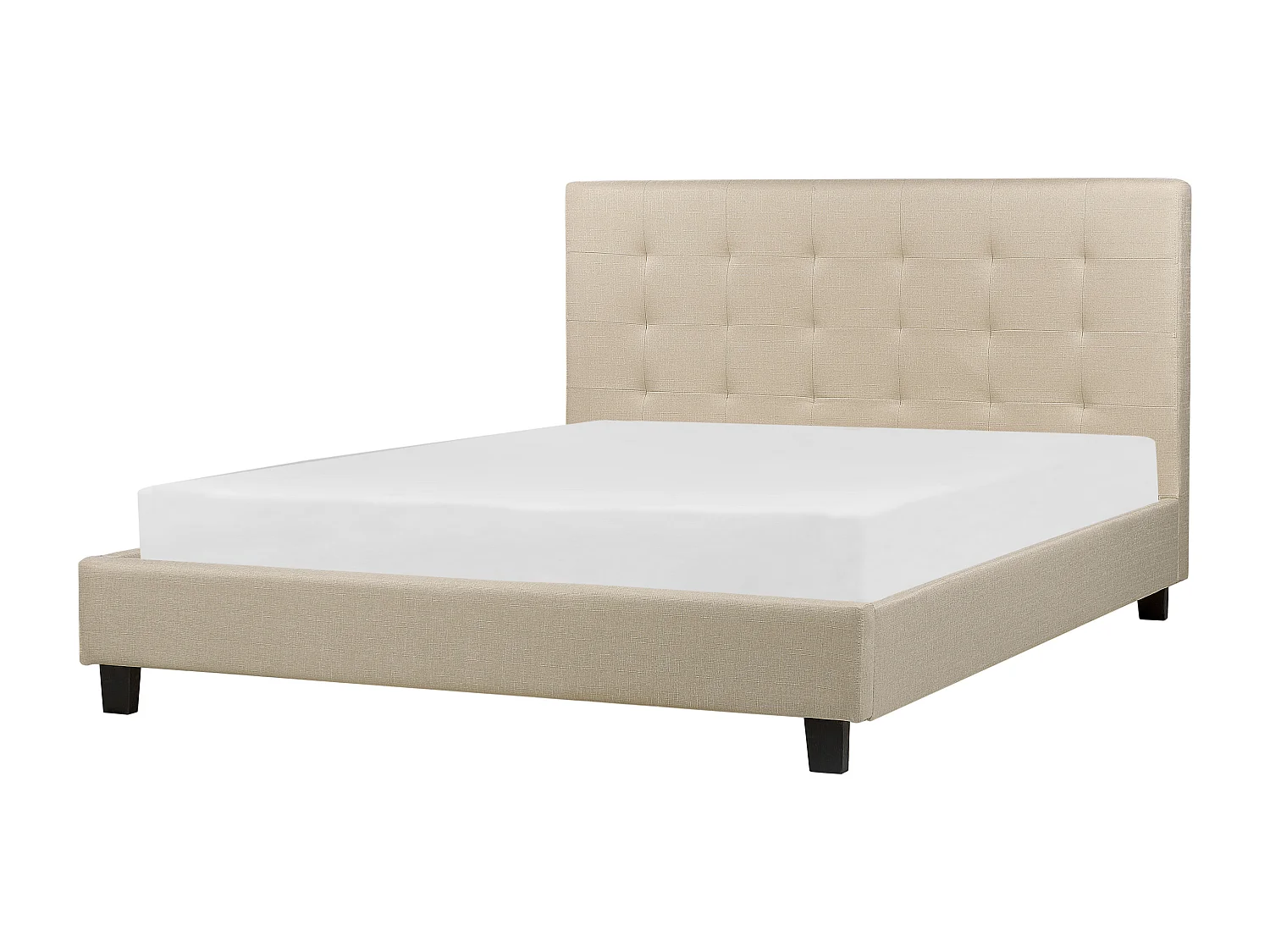 Bed Stof LA ROCHELLE 160 x 200 cm Beige