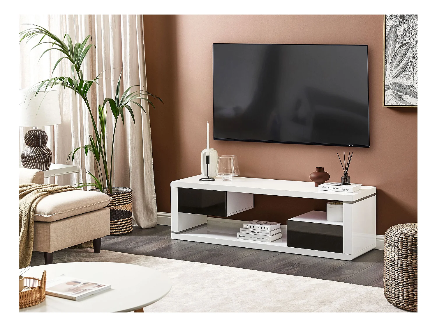 Meuble TV SPOKAN Blanc