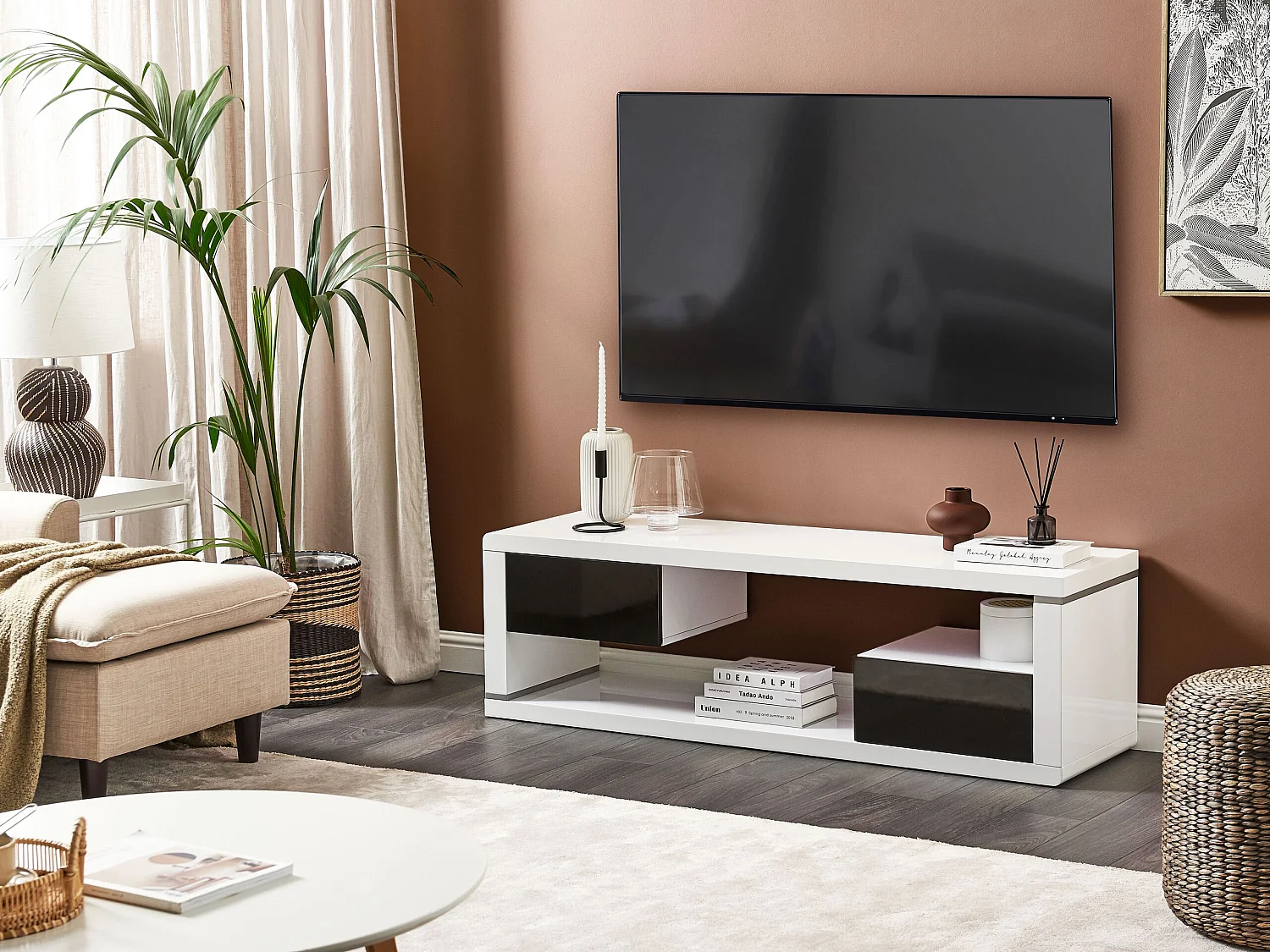 TV-meubel SPOKAN Wit