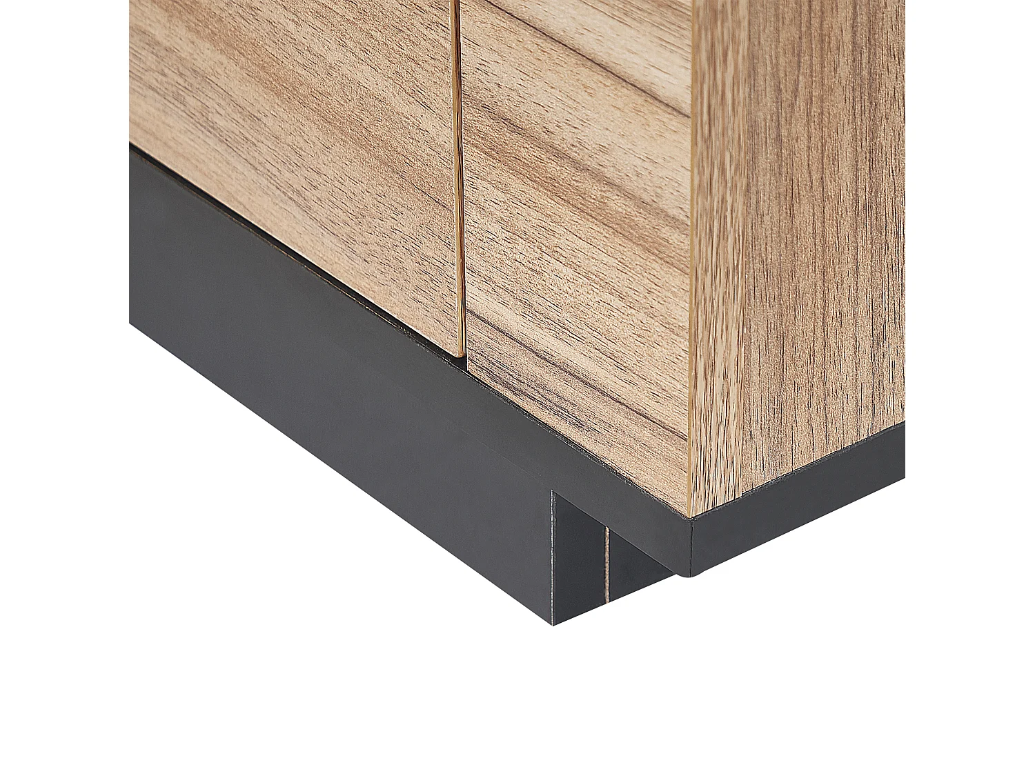 TV-meubel BILLINGS Bruin/zwart