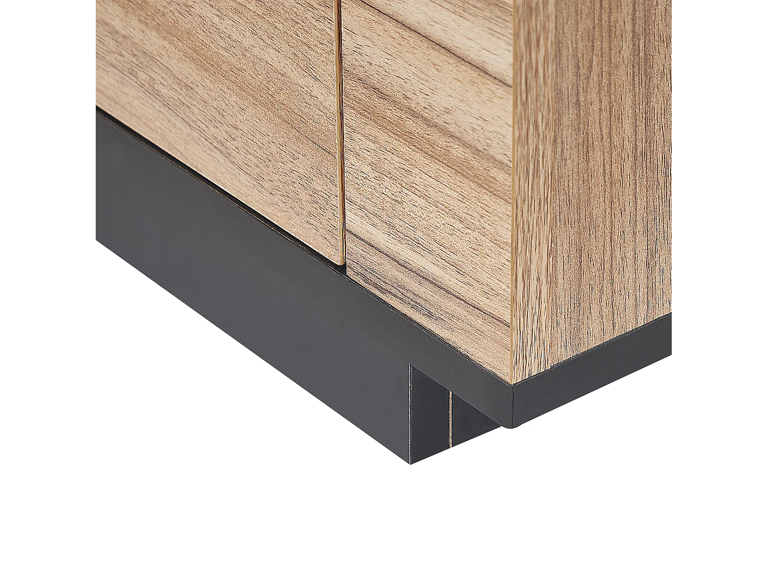 TV-meubel BILLINGS Bruin/zwart