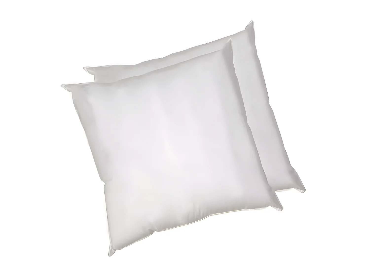 Juego de 2 Almohadas de algodón BLANREVE - Confort Suave - 60 x 60 cm Blanco