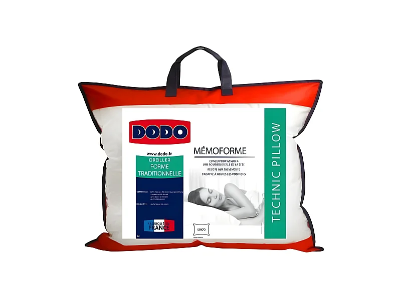 DODO MEMOFORME traagschuim kussen 50 x 70 cm