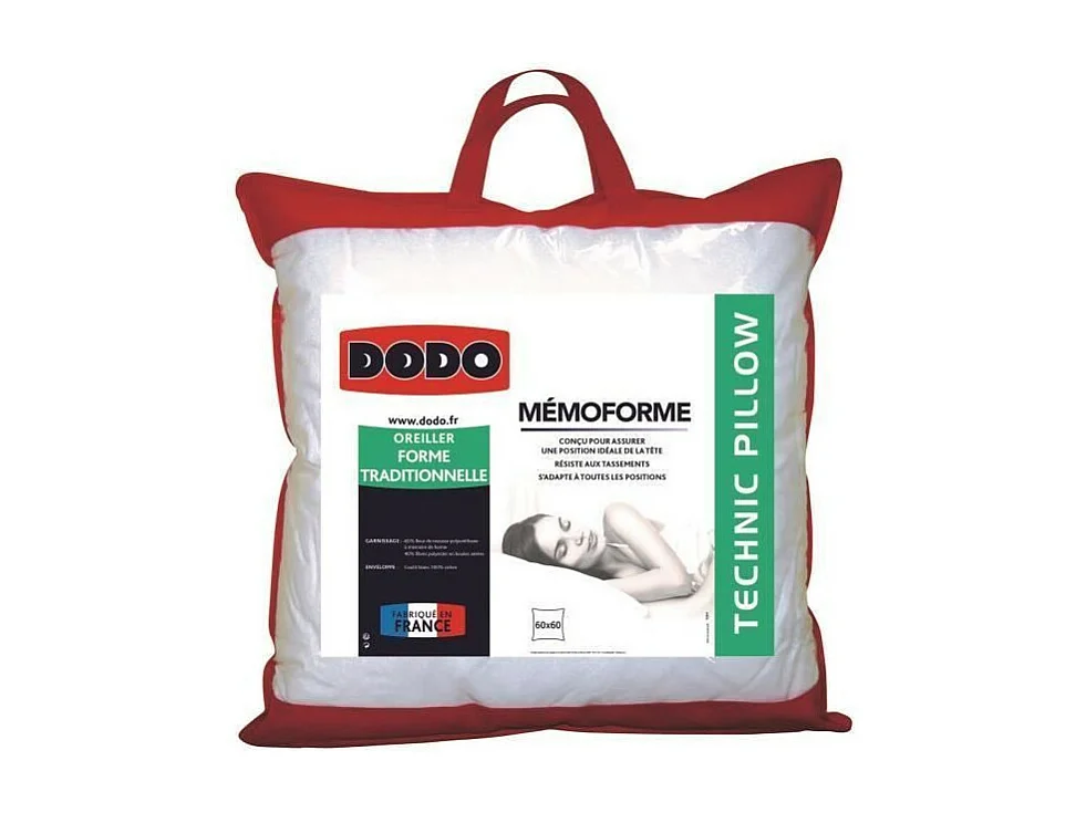 Memory-Schaumkissen DODO MEMOFORME 60x60cm Ergonomisch