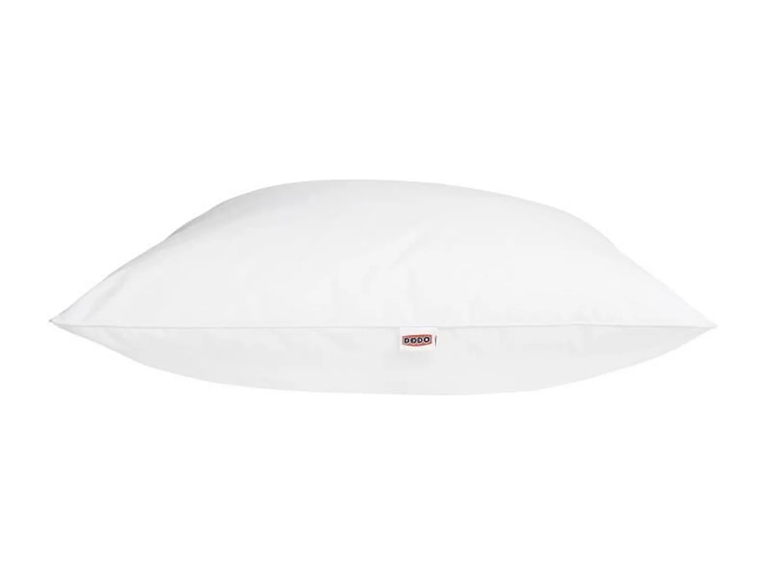 Kissen LUXOR 60x60 cm Daunen-Effekt Uni DODO - Perkal-Baumwolle - Mittlerer Komfort - Textil Oeko-Tex