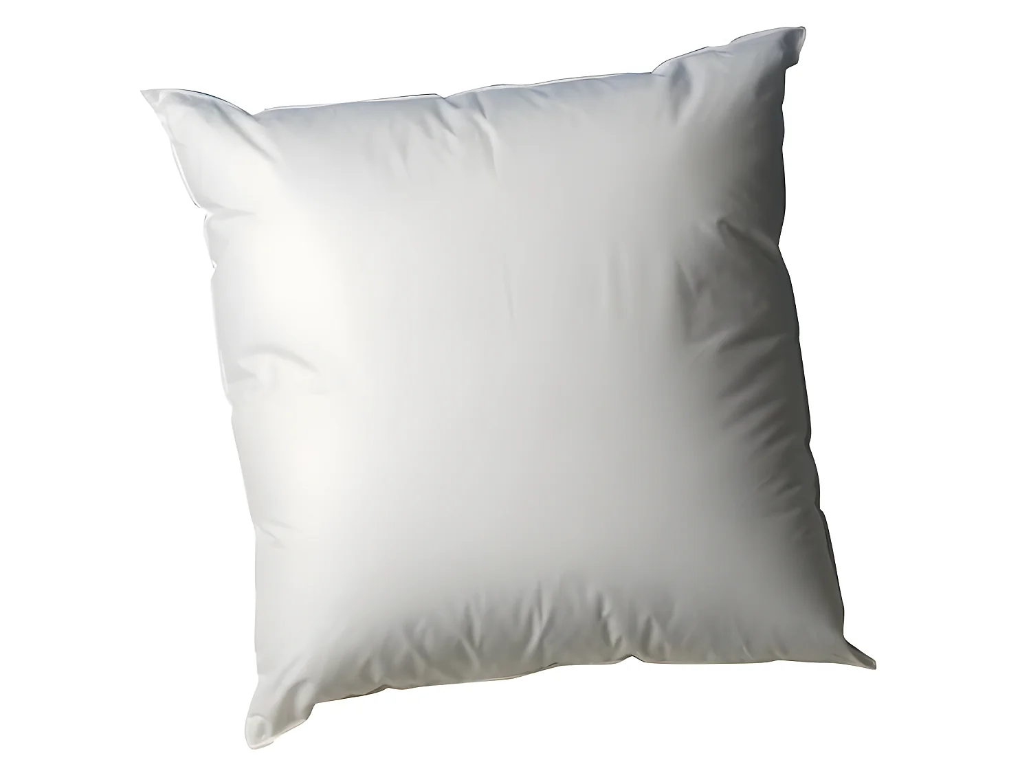 Baumwollkissen BLANREVE - Weicher Komfort - 60 x 60 cm - Weiß