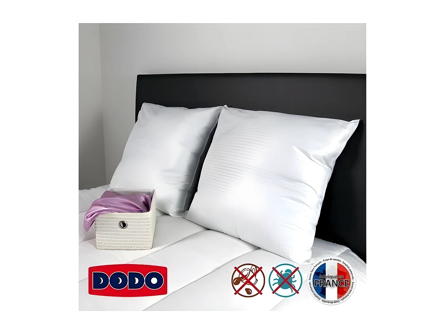 2 almohadas Total Protect 65 x 65 cm blanco