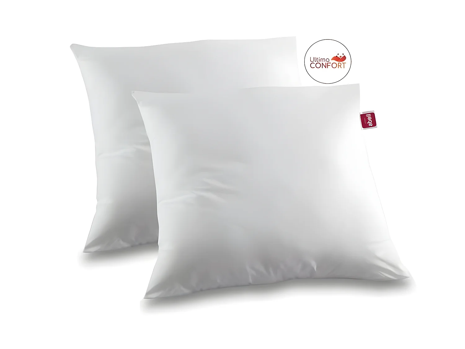 ABEIL Lot de 2 oreillers Ultima Confort - 60 x 60 cm