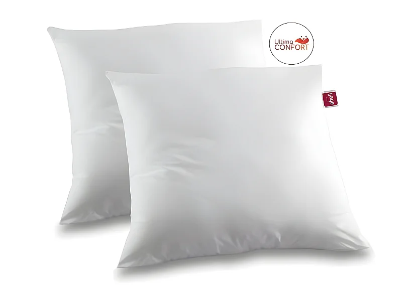 ABEIL Lot de 2 oreillers Ultima Confort - 60 x 60 cm