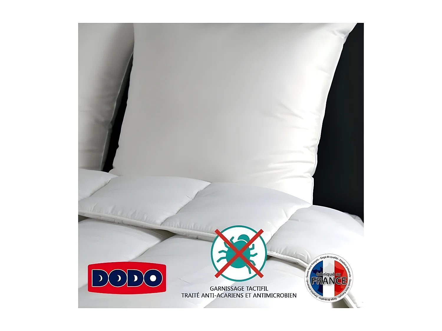 Almofada Percale Anti-Ácaros PALACE - Conforto Médio 65 x 65 cm