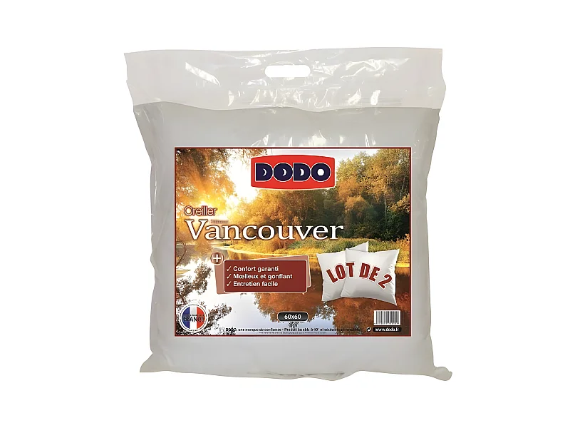 2 Almohadas VANCOUVER 60 x 60 cm