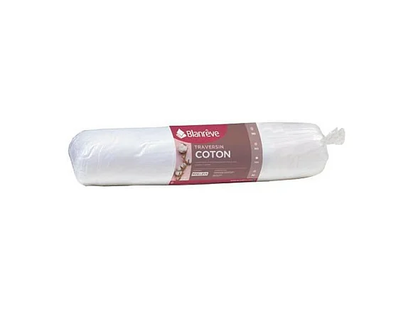 Traversin en coton 180 cm - Blanc