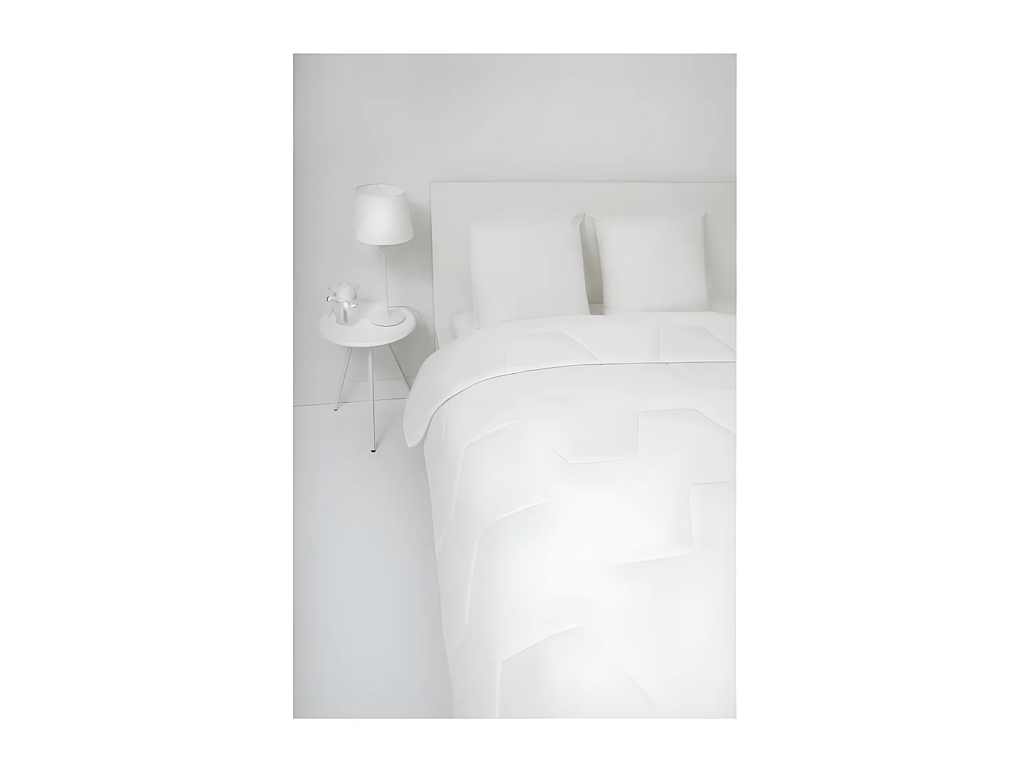 Lichtgewicht Dekbed Zachte Wolk 220x240 cm Wit Microvezel Polyester Abeil