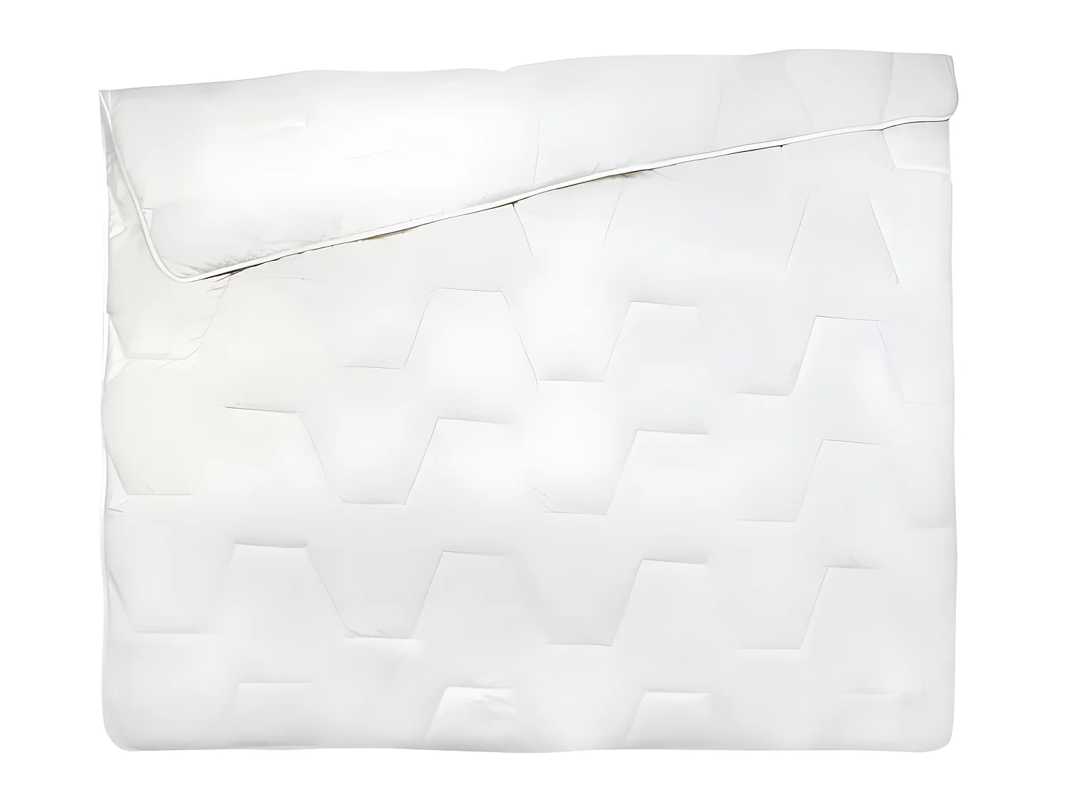 Edredón Ligero Nube de Suavidad 220x240 cm Blanco Microfibra Poliéster Abeil