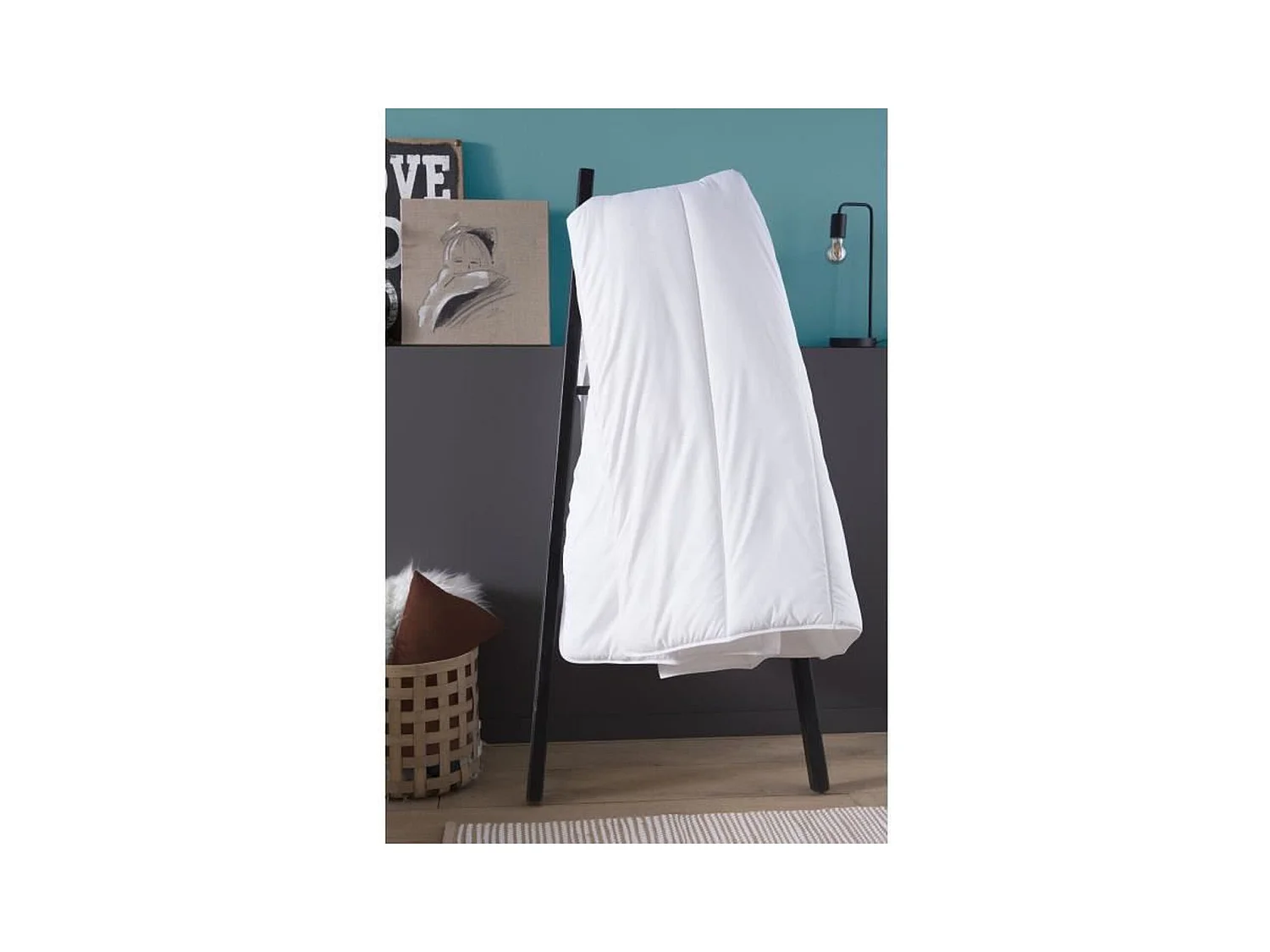 Kołdra o umiarkowanej temperaturze Country DODO - Biały 140 x 200 cm