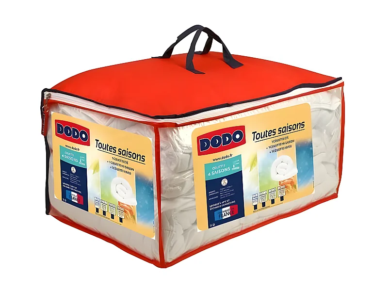 DODO Couette 4 SAISONS 200+300g/m2 240x260cm