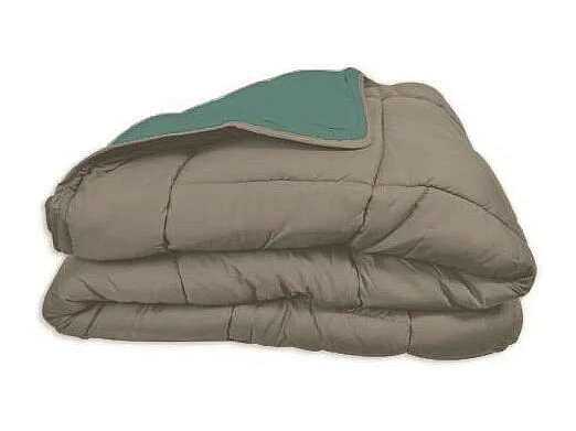 CALGARY Couette chaude Microfibre 400g/m2 Galet + Lac 240x260cm