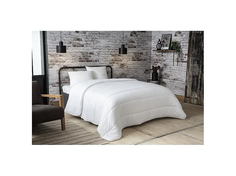 Weiche Warme Auvergnate Bettdecke 140 x 200 cm - Französische Herstellung - Polyester Mikrofaser