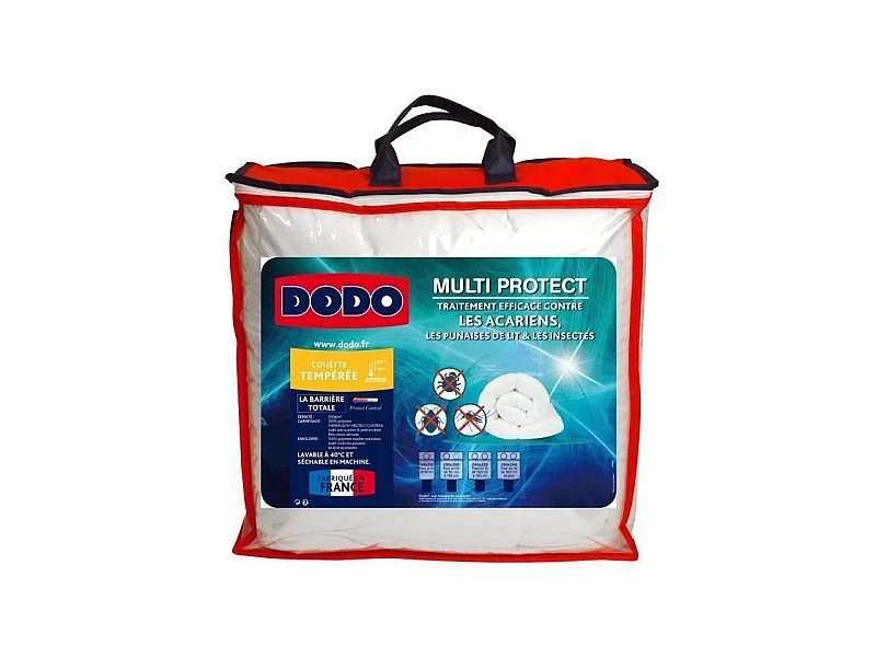 Temperierte Bettdecke MULTIPROTECT - 240 x 260 cm Anti-Milben und antimikrobiell