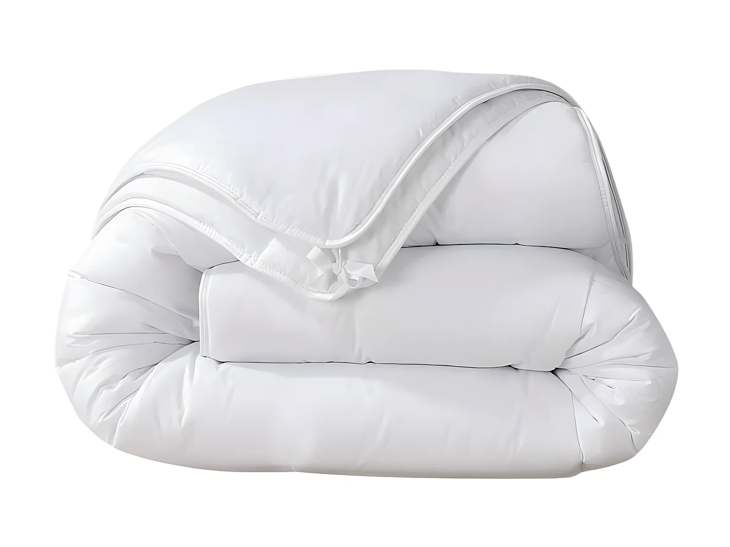 Bettdecke 4 Jahreszeiten BLANREVE - 220 x 240 cm - Weiß Mikrofaser Polyester - Füllung 500g/m - Erwachsene