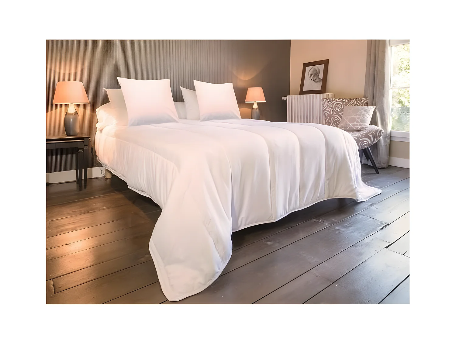 Piumone in cotone biologico 300g/m² 240x260cm BLANREVE