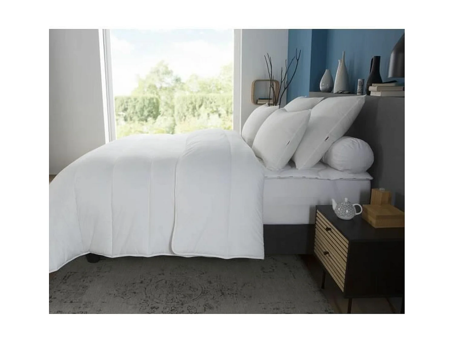 Couette tempérée 350gr/m² BELLE NUIT 140x200cm