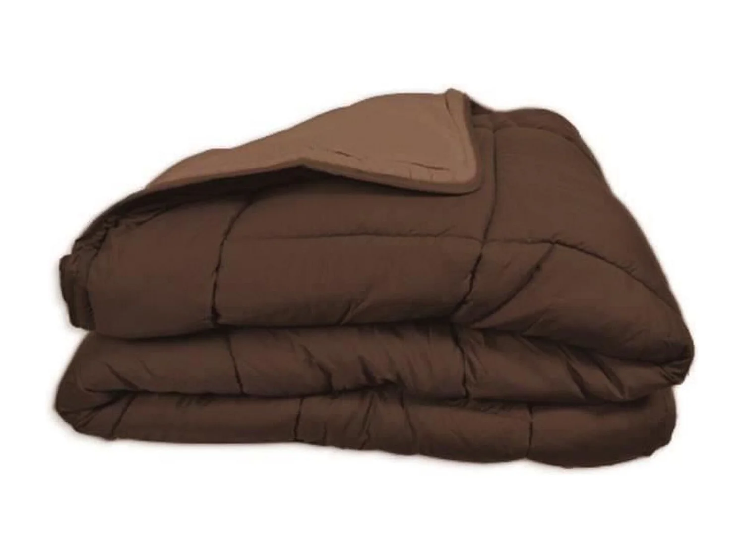 Warme Mikrofaserdecke 400 gr/m2 CALGARY Choco + Moka 200x200cm