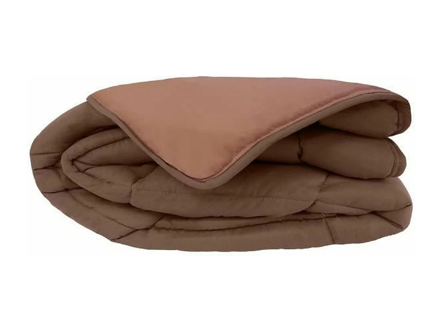 Warme Mikrofaserdecke 400 gr/m2 CALGARY Choco + Moka 200x200cm