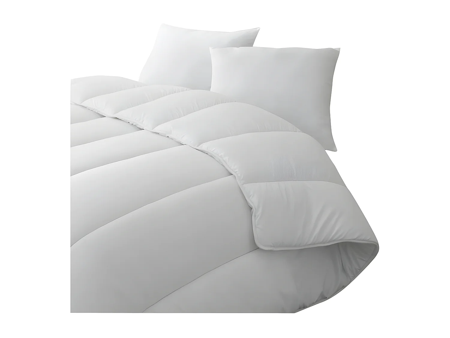 Warme percale anti-allergene dekbed 350g/m² - 240x260cm