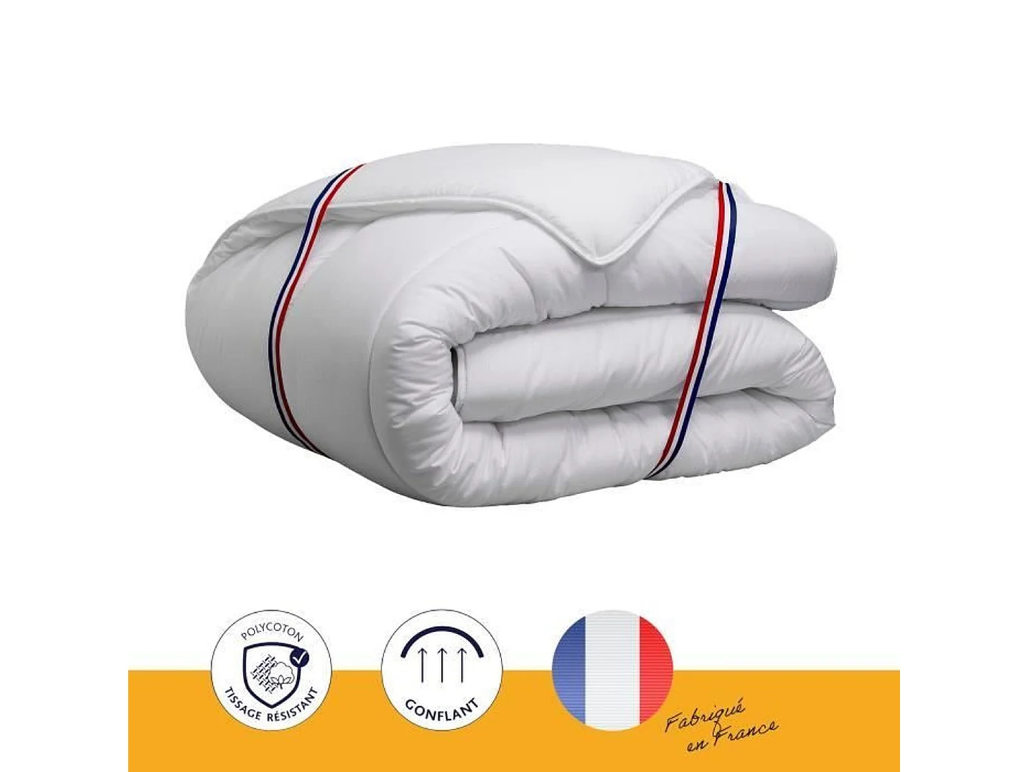 Couette tempérée Vancouver - 200 x 200 cm - Blanc