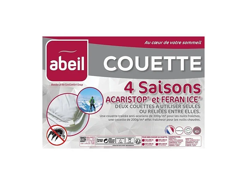 Edredón 4 Estaciones ANTI-ÁCAROS 200x200cm