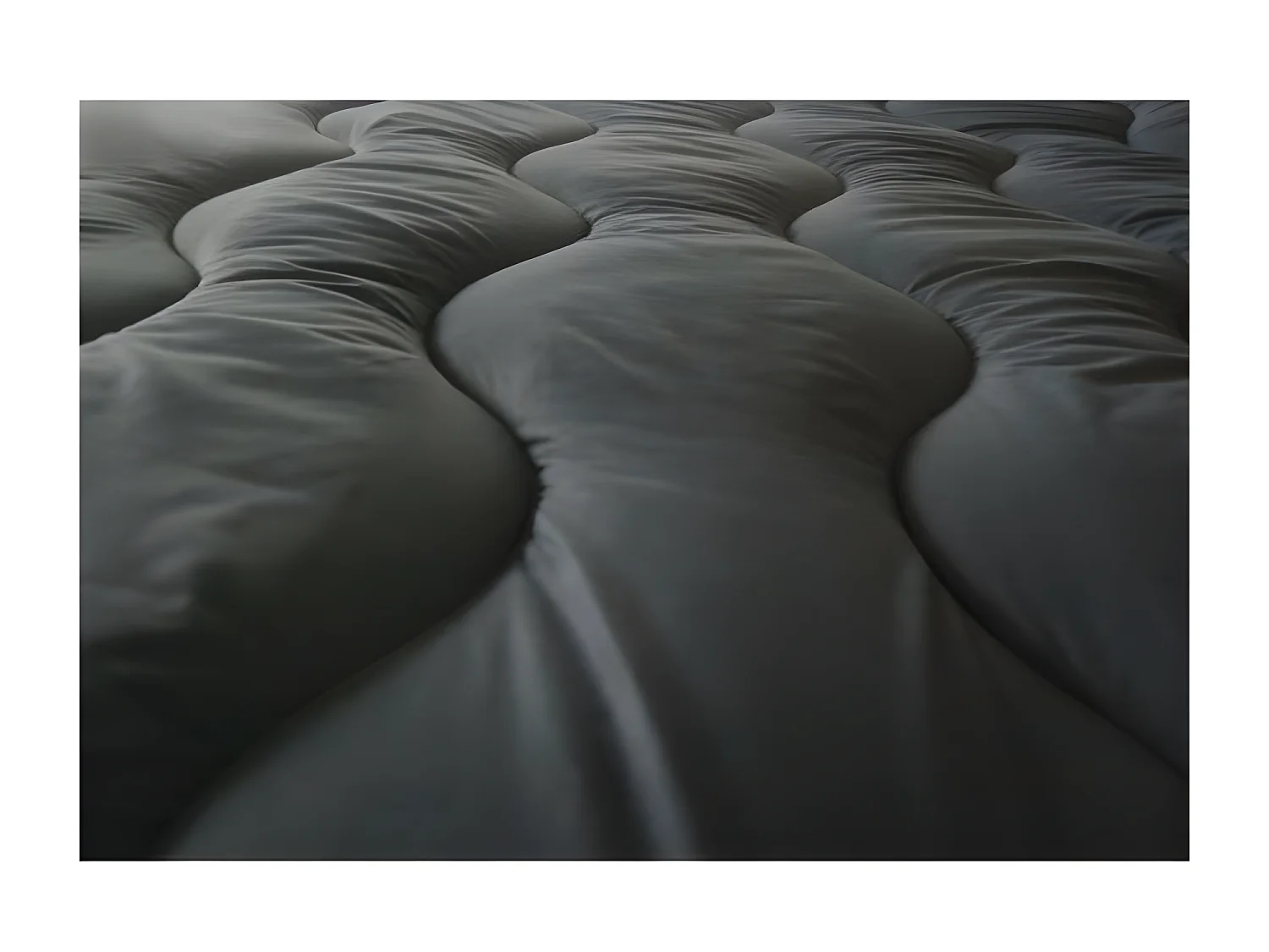 Edredón Bicolor 240 x 260 cm Blanco Gris Cálido 100% Poliéster