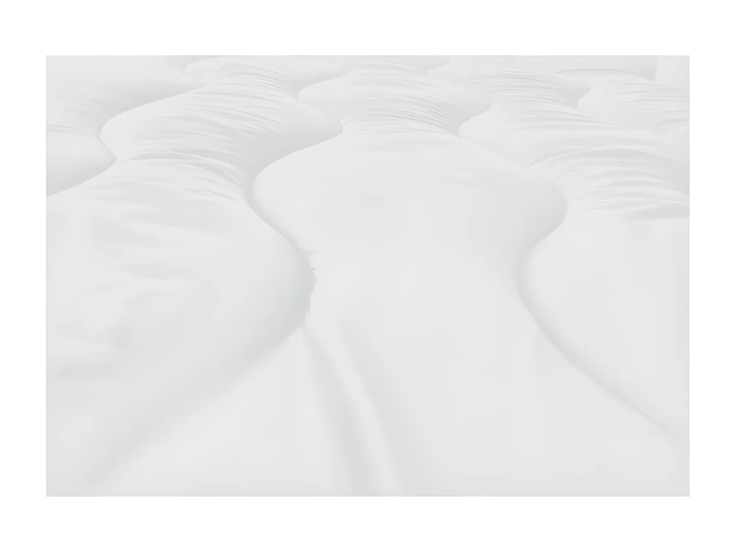 ABEIL Couette Bicolore - 240 x 260 cm - Blanc et gris