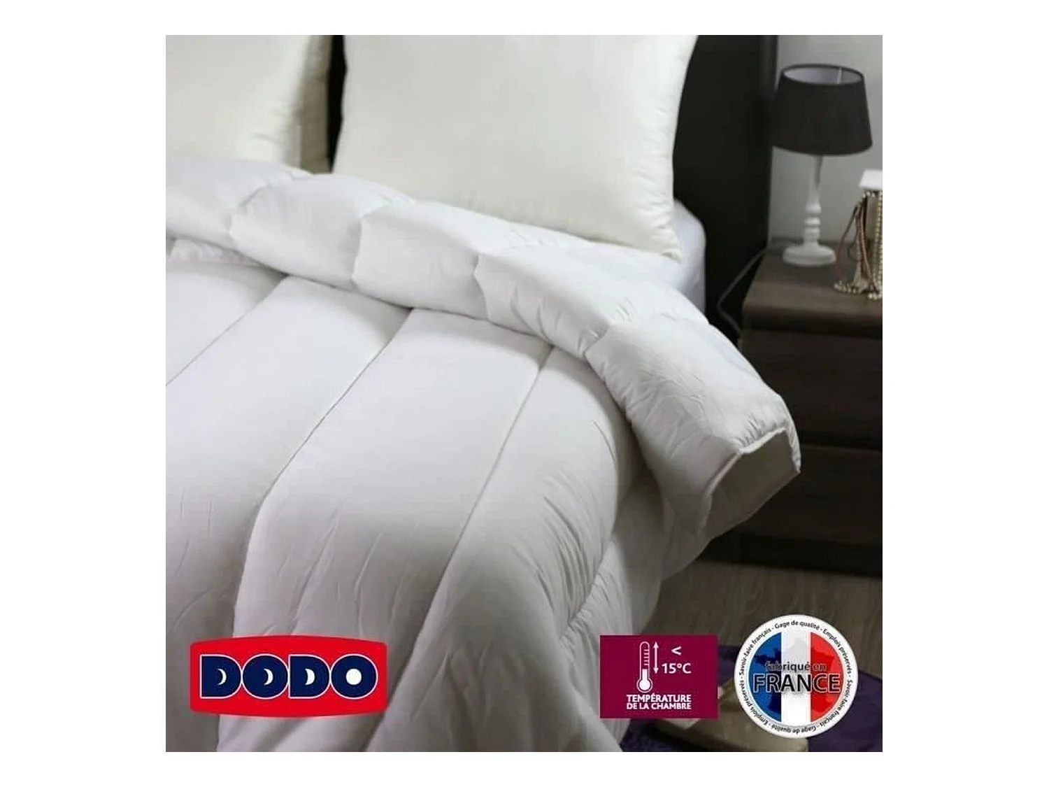 Piumone molto caldo SUPER ACTIWARM - 450 g/m² - Bianco 220x240 cm