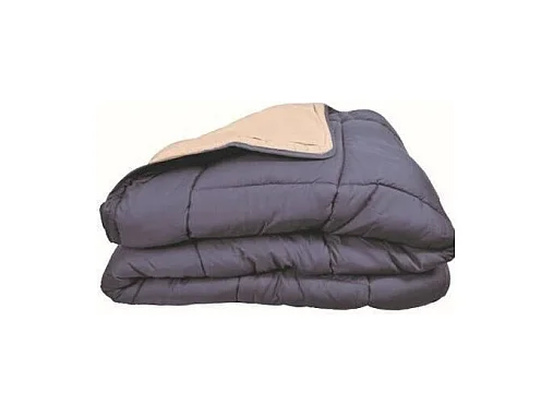 Couette légère réversible bicolore en microfibre 200 gr/m²