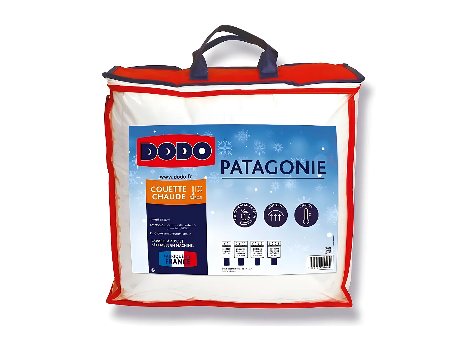 DODO Couette chaude Patagonie blanc - 240x260 cm