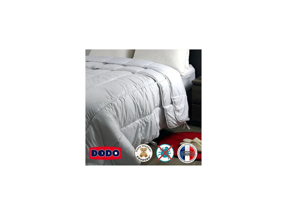 Couette 4 saisons anti-acariens DODO - 240 x 260 cm - Blanc