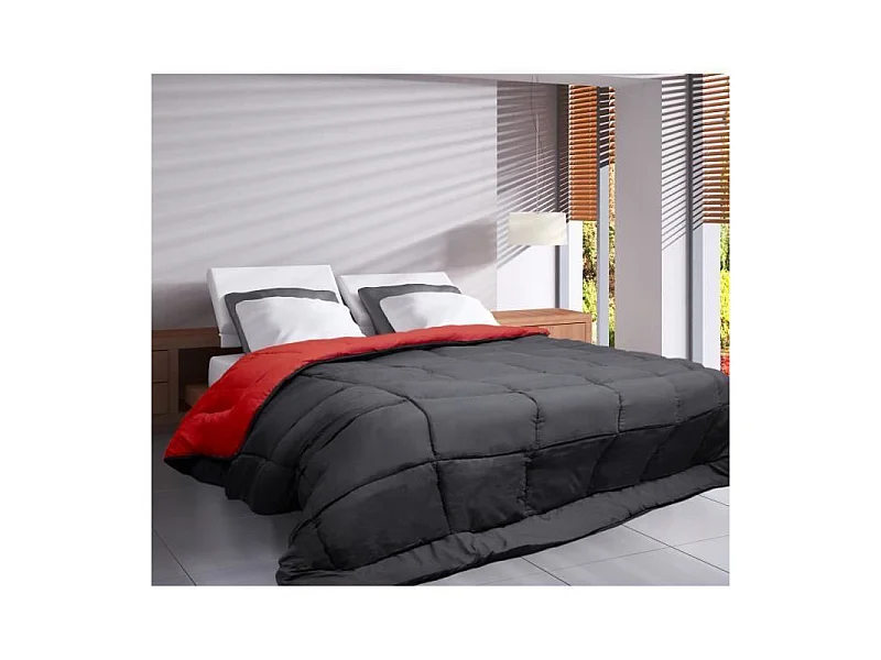 Edredón reversible bicolor de microfibra 400gr/m²