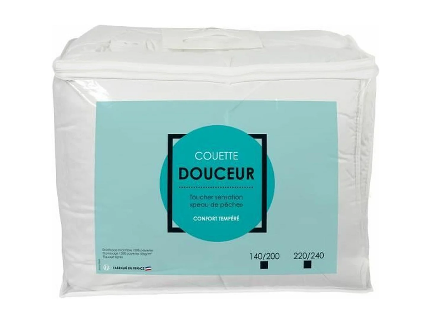 Couette Tempérée Microfibre 140x200cm