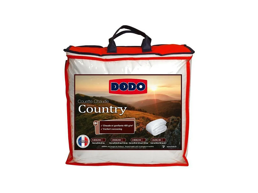 DODO Couette chaude 400gr/m2 COUNTRY 220x240cm