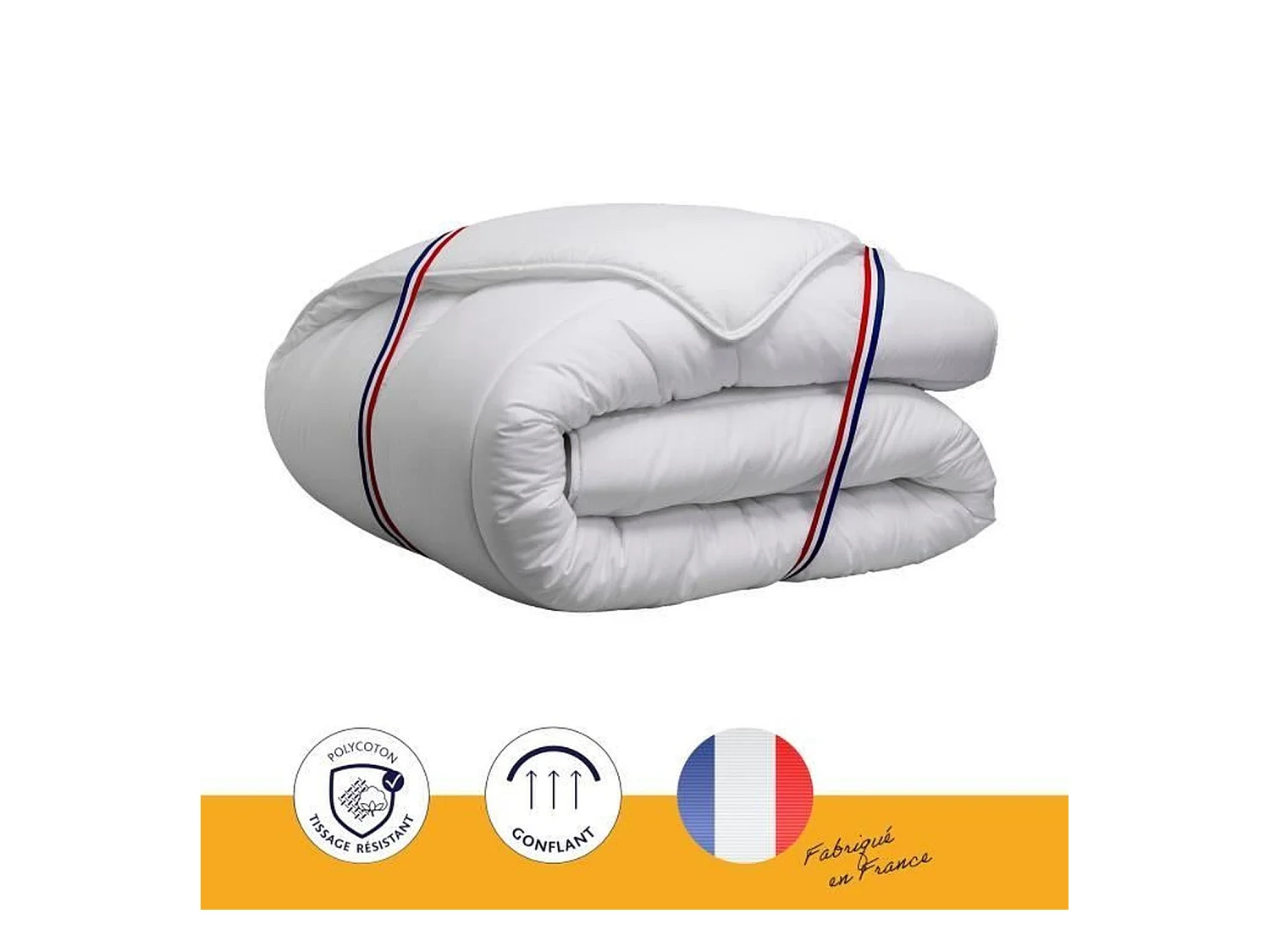 Edredón Vancouver templado - Blanco 240 x 260 cm