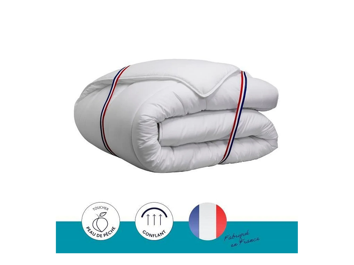 Lichtgewicht dekbed Country - 200 x 200 cm - Wit