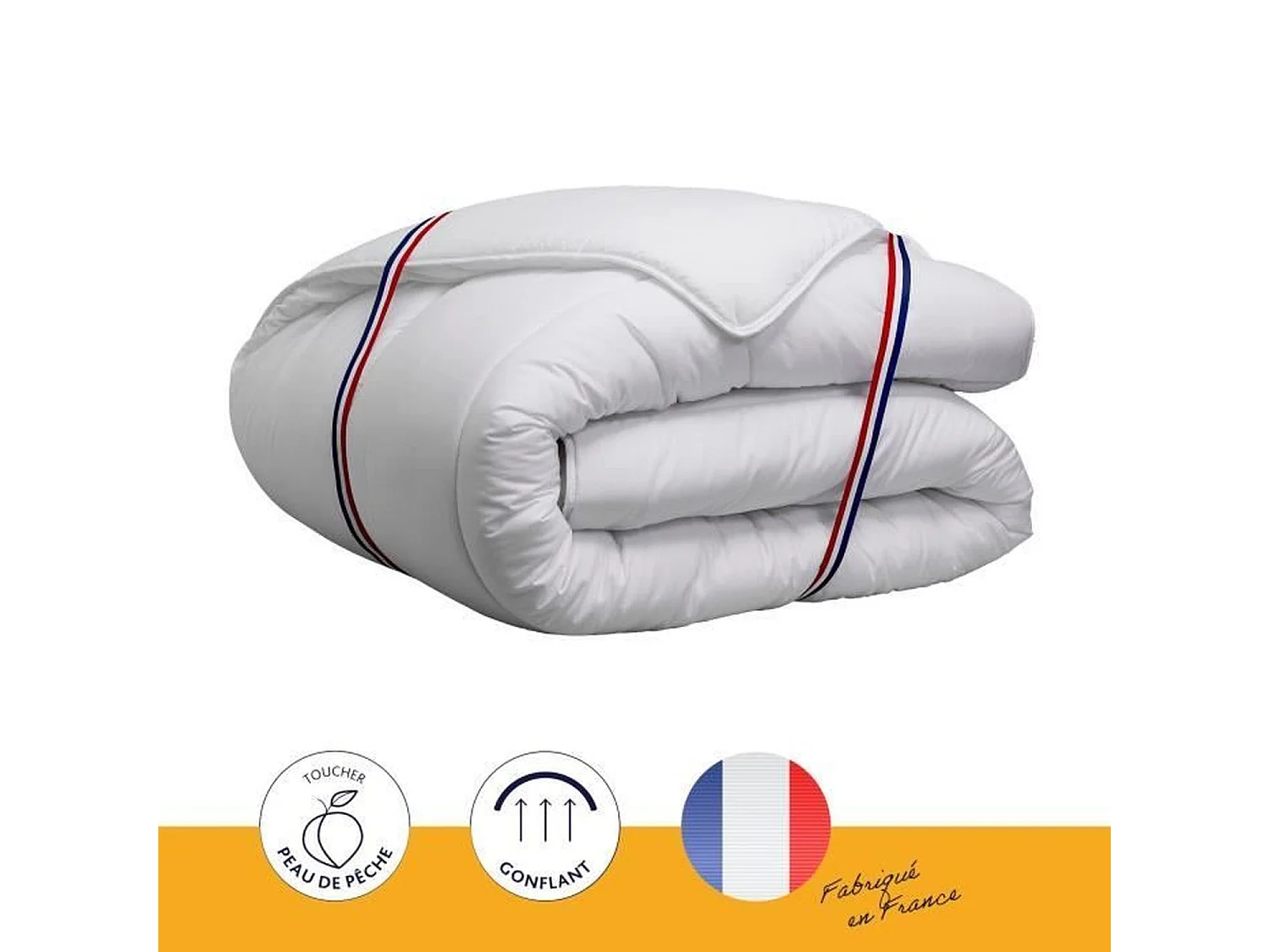 Temperierte Bettdecke Country DODO - Weiß 200 x 200 cm