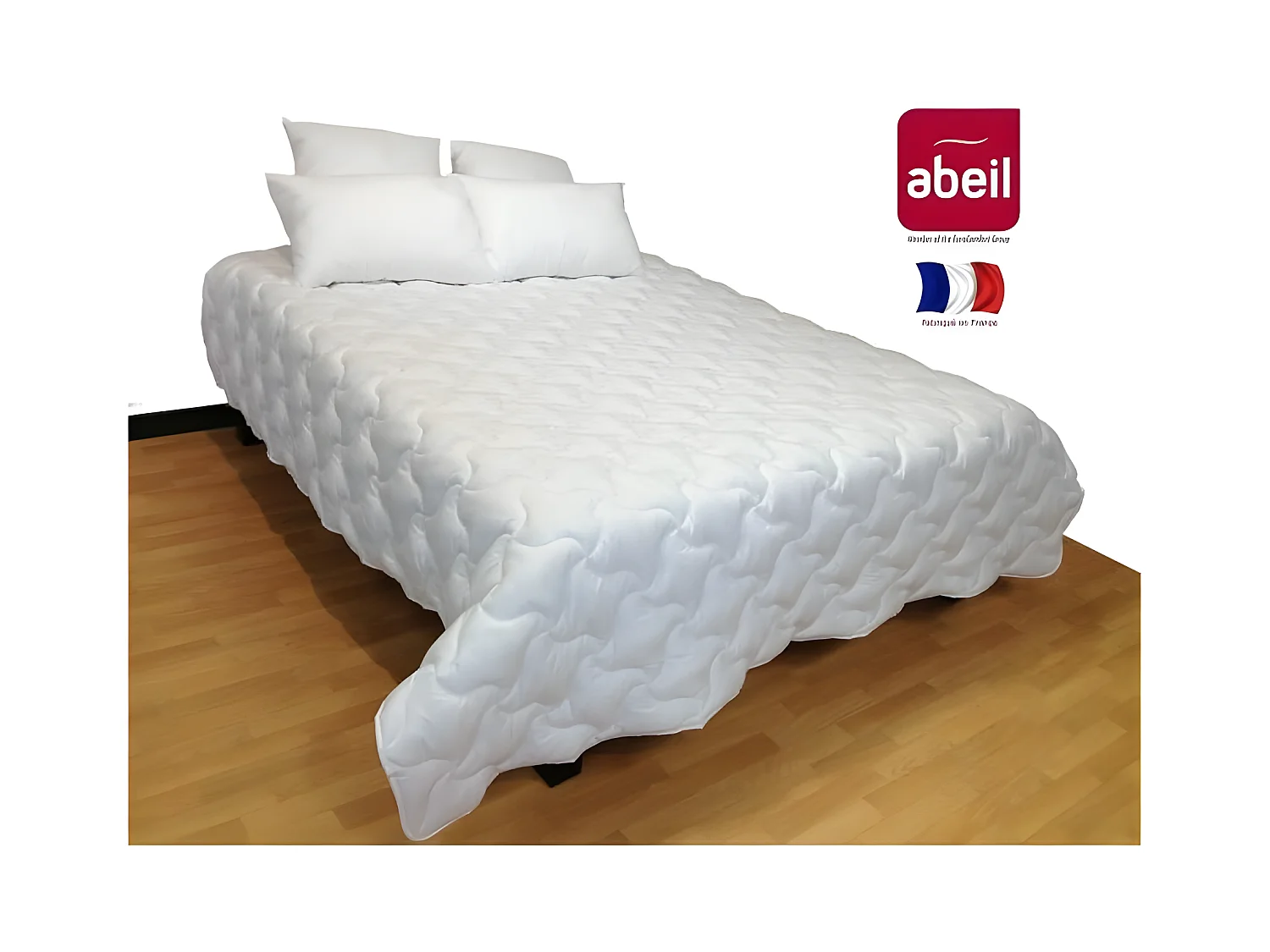 ABEIL Couette chaude Douceur Absolue 140x200 cm blanc