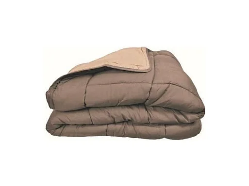 Warm Microvezel Dekbed 400g/m2 CALGARY Taupe & Lin 220x240cm