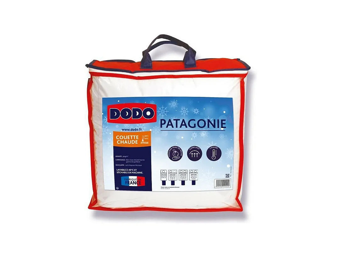 DODO Couette chaude Patagonie Blanc - 220x240 cm
