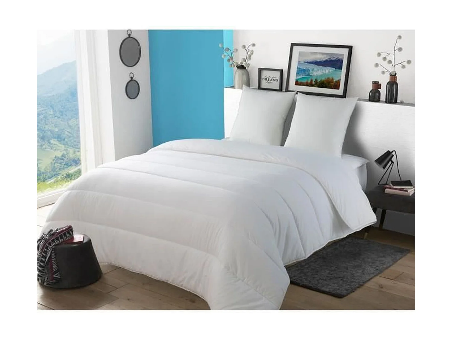 DODO Couette chaude Patagonie Blanc - 220x240 cm