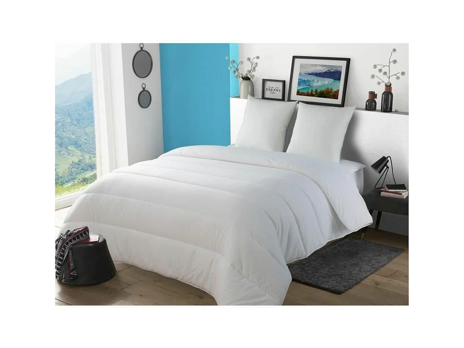 Ciepła kołdra Patagonia biała - 200x200 cm