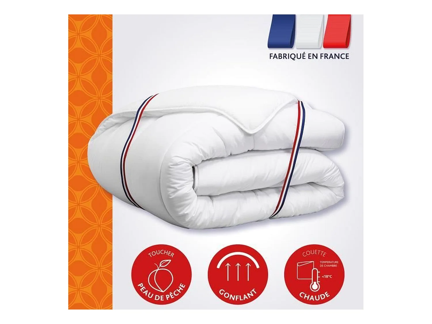 Ciepła kołdra Patagonia biała - 200x200 cm